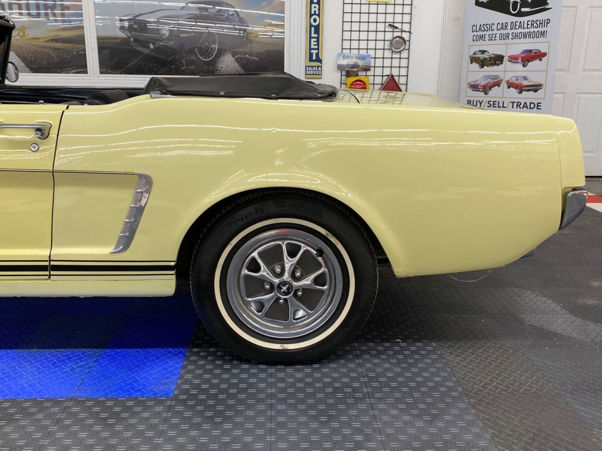 1965 Yellow Ford Mustang Convertible