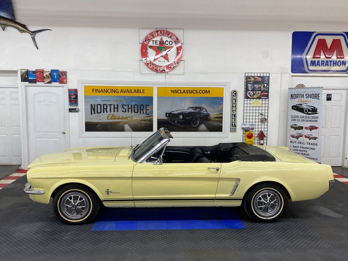 1965 Yellow Ford Mustang Convertible