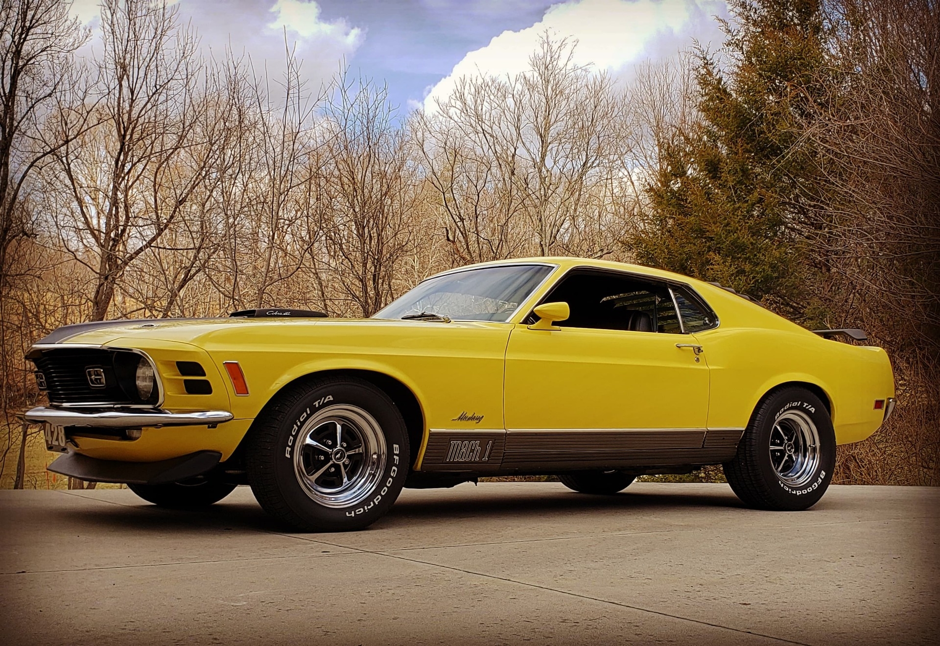 1970 Yellow Ford Mustang Coupe