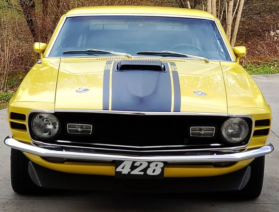 1970 Yellow Ford Mustang Coupe