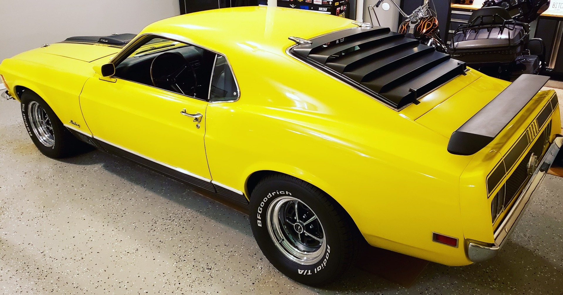 1970 Yellow Ford Mustang Coupe