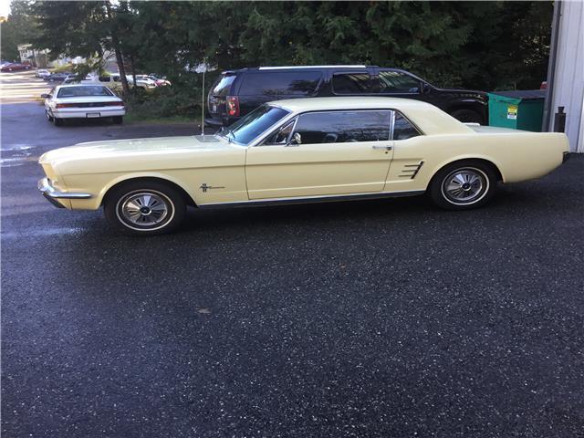 1966 Yellow Ford Mustang --