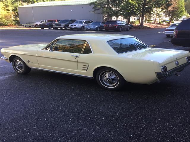 1966 Yellow Ford Mustang --