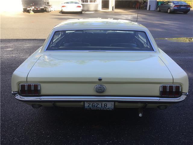 1966 Yellow Ford Mustang --