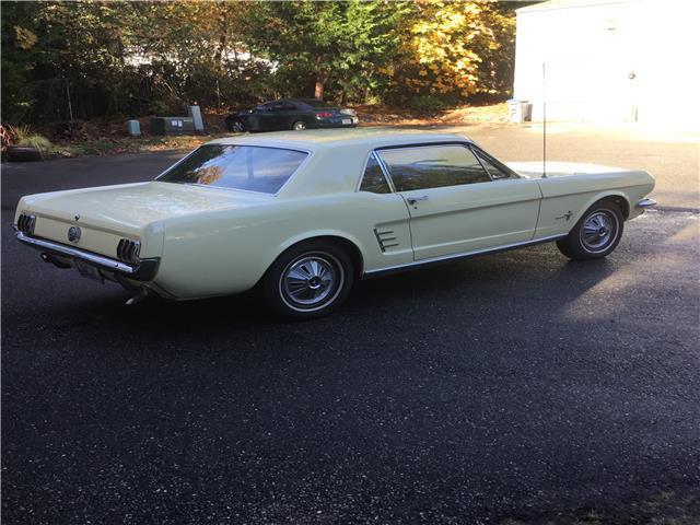 1966 Yellow Ford Mustang --