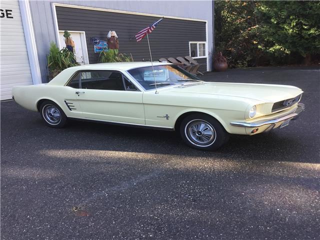 1966 Yellow Ford Mustang --
