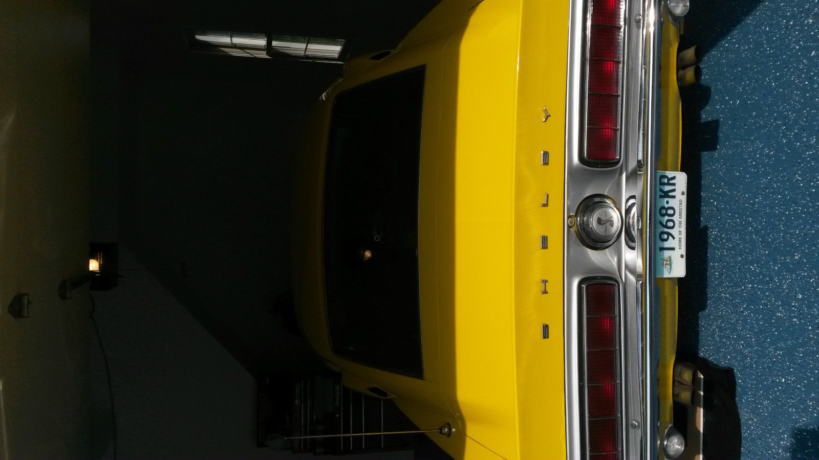 1968 Yellow Ford Mustang Coupe