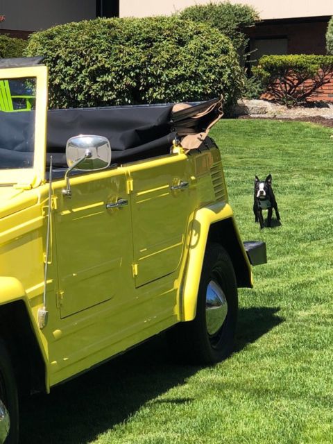 1973 Yellow Volkswagen Thing Convertible