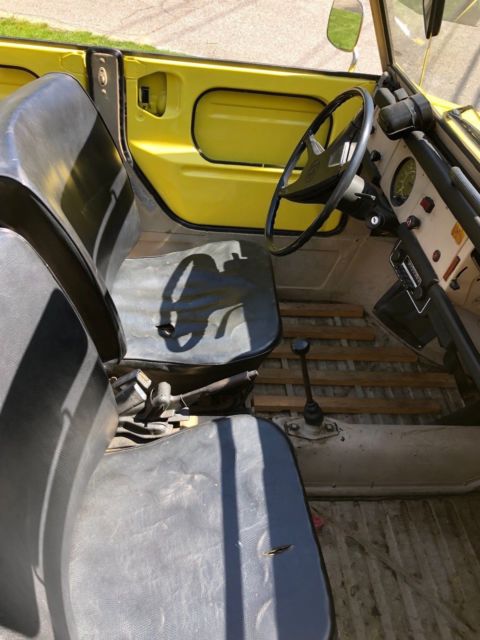 1973 Yellow Volkswagen Thing Convertible