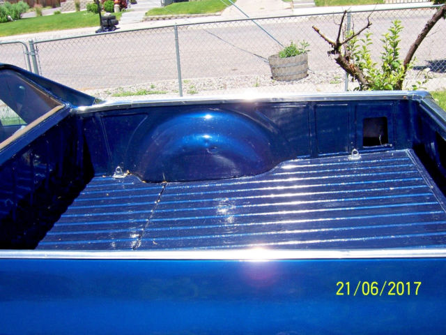 1969 Blue Chevrolet El Camino muscle car truck