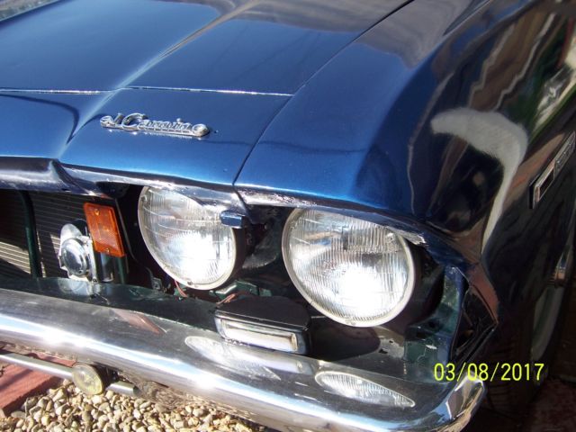 1969 Blue Chevrolet El Camino muscle car truck