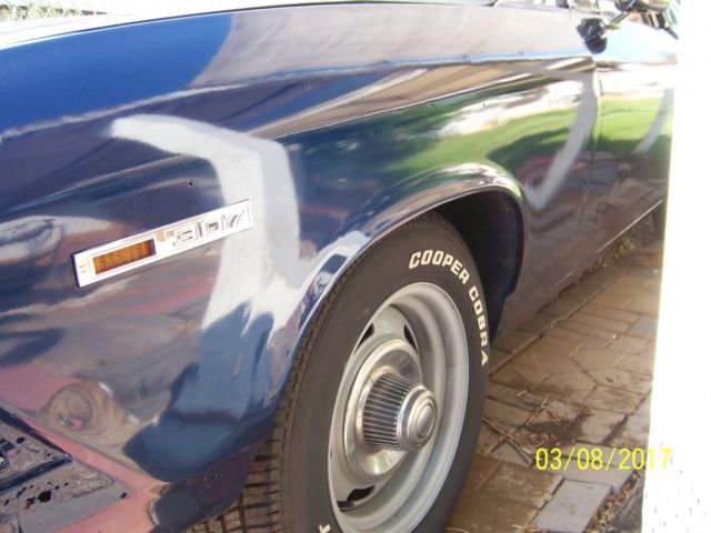 1969 Blue Chevrolet El Camino muscle car truck