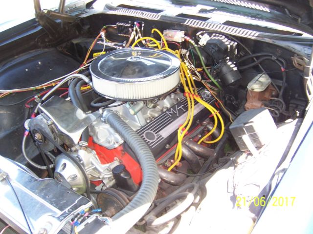 1969 Blue Chevrolet El Camino muscle car truck