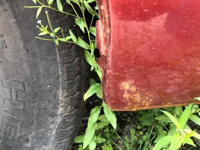 1960 Red Ford Starliner Coupe