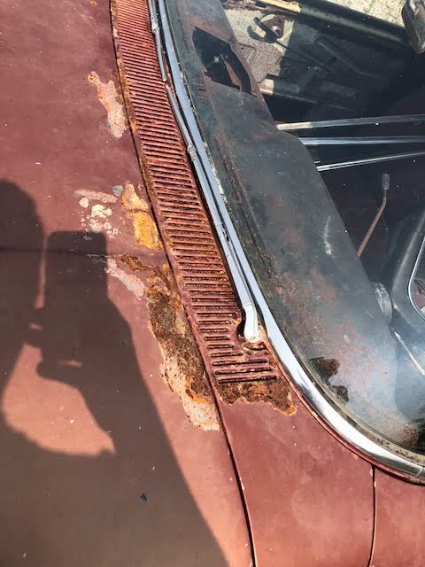 1960 Red Ford Starliner Coupe