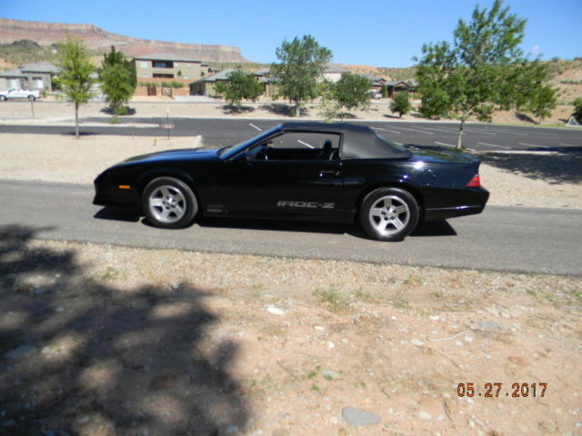 1989 Black Chevrolet Camaro