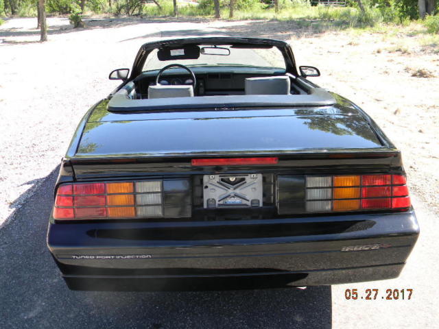 1989 Black Chevrolet Camaro