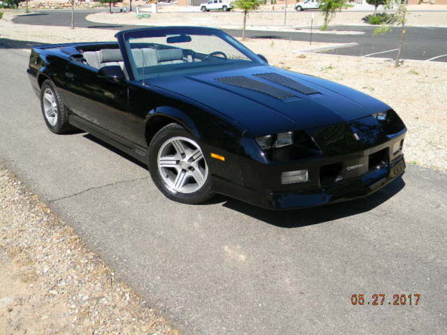 1989 Black Chevrolet Camaro
