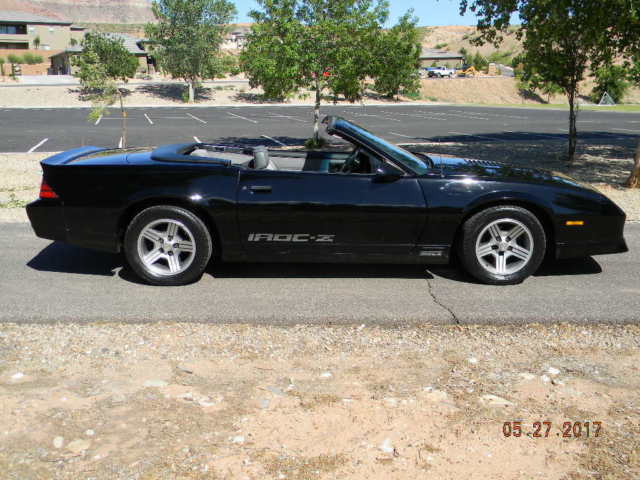 1989 Black Chevrolet Camaro