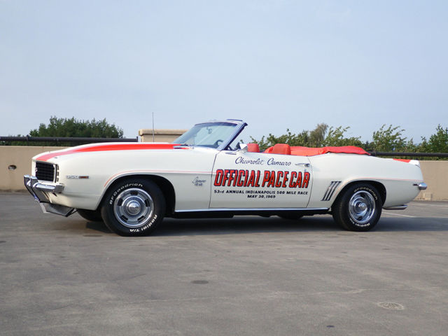 1969 White Chevrolet Camaro Convertible