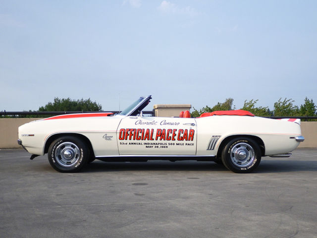 1969 White Chevrolet Camaro Convertible