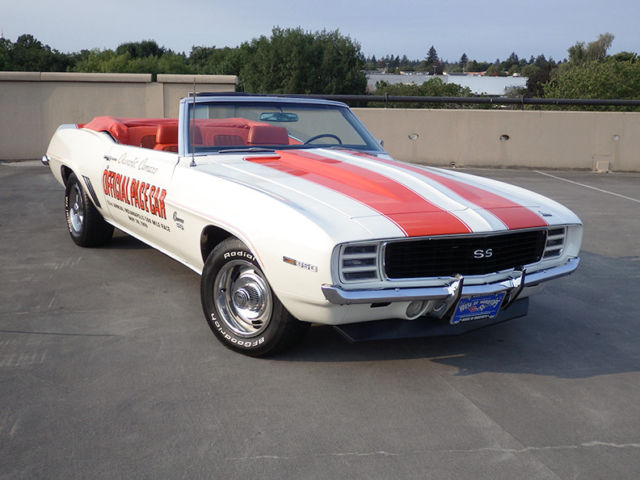 1969 White Chevrolet Camaro Convertible