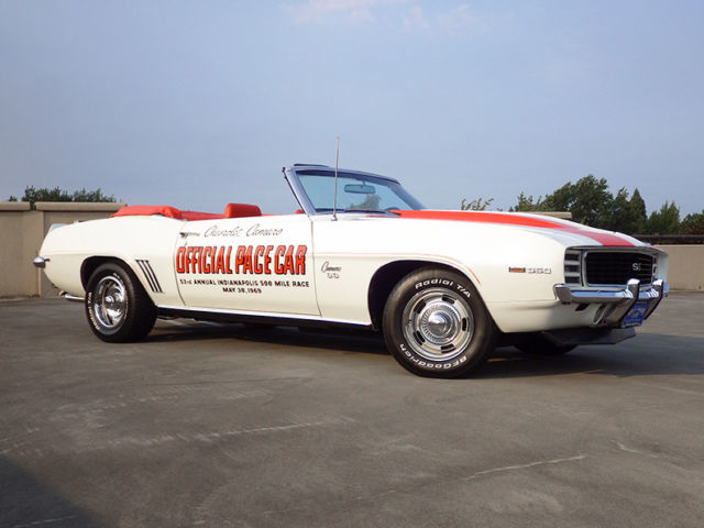 1969 White Chevrolet Camaro Convertible