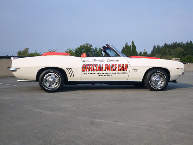 1969 White Chevrolet Camaro Convertible