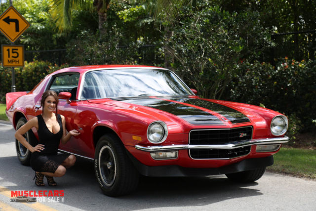 1973 Red Chevrolet Camaro Coupe