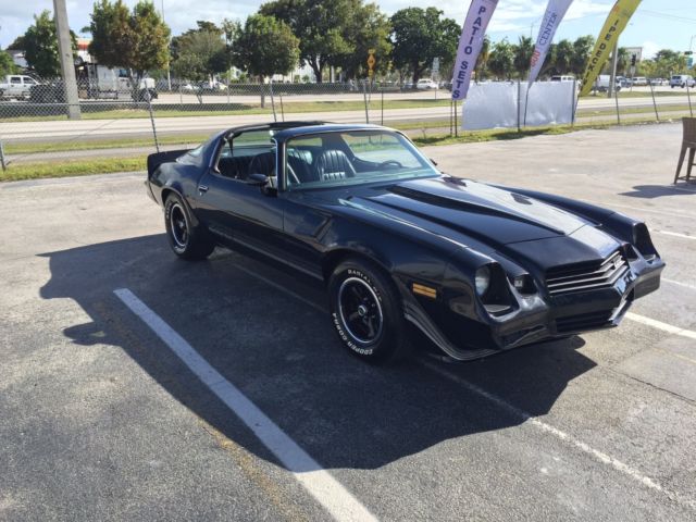 1980 Black Chevrolet Camaro