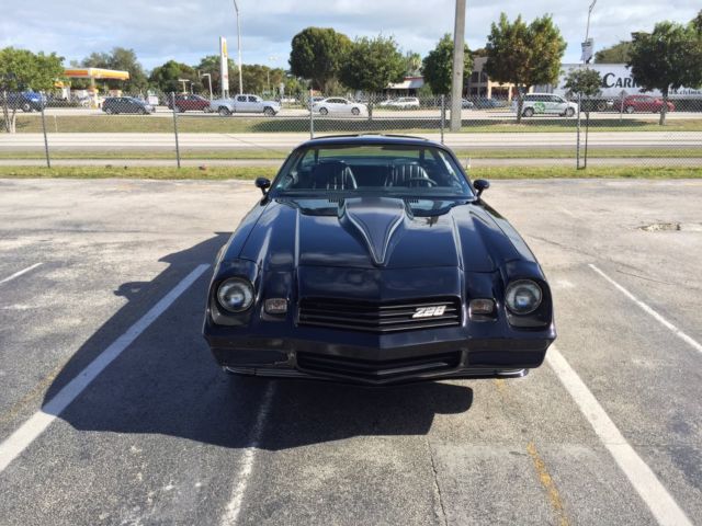 1980 Black Chevrolet Camaro