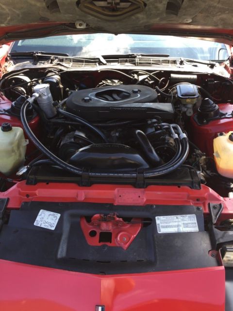 1983 Red Chevrolet Camaro Coupe Convertible