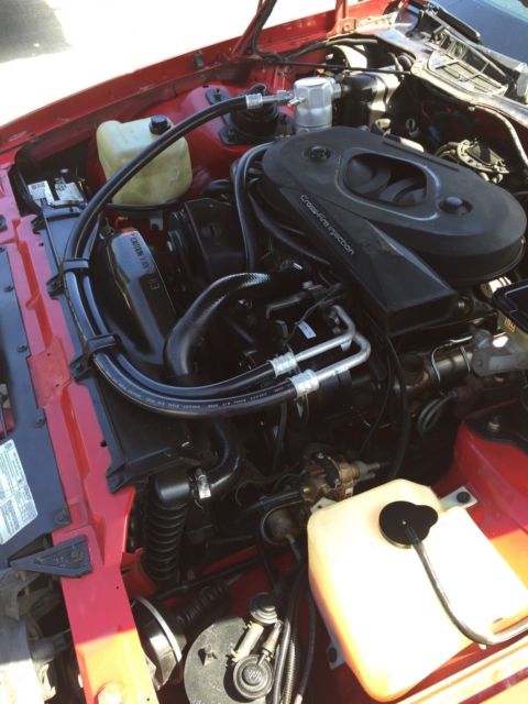 1983 Red Chevrolet Camaro Coupe Convertible
