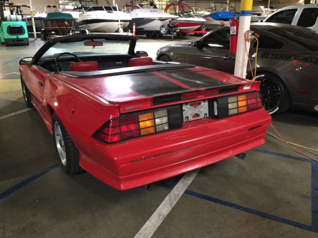 1992 Red Chevrolet Camaro Convertible