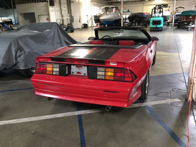 1992 Red Chevrolet Camaro Convertible