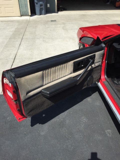 1983 Red Chevrolet Camaro Coupe Convertible