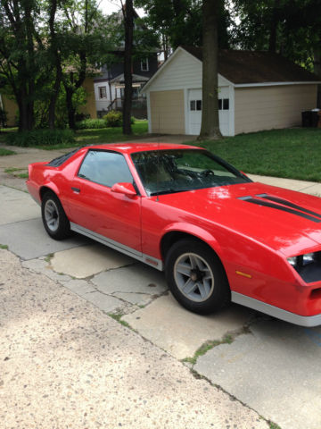 1982 Red Chevrolet Camaro Coupe