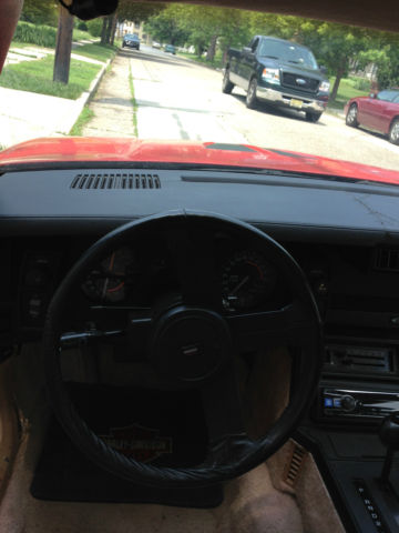 1982 Red Chevrolet Camaro Coupe