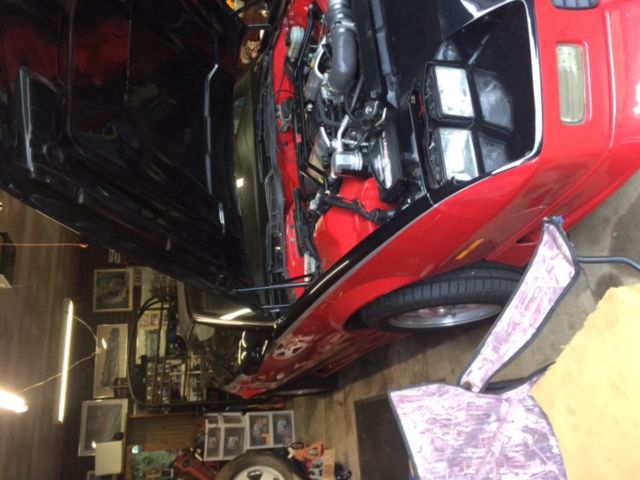 1986 Red/black Chevrolet Camaro Convertible