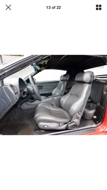 1986 Red/black Chevrolet Camaro Convertible