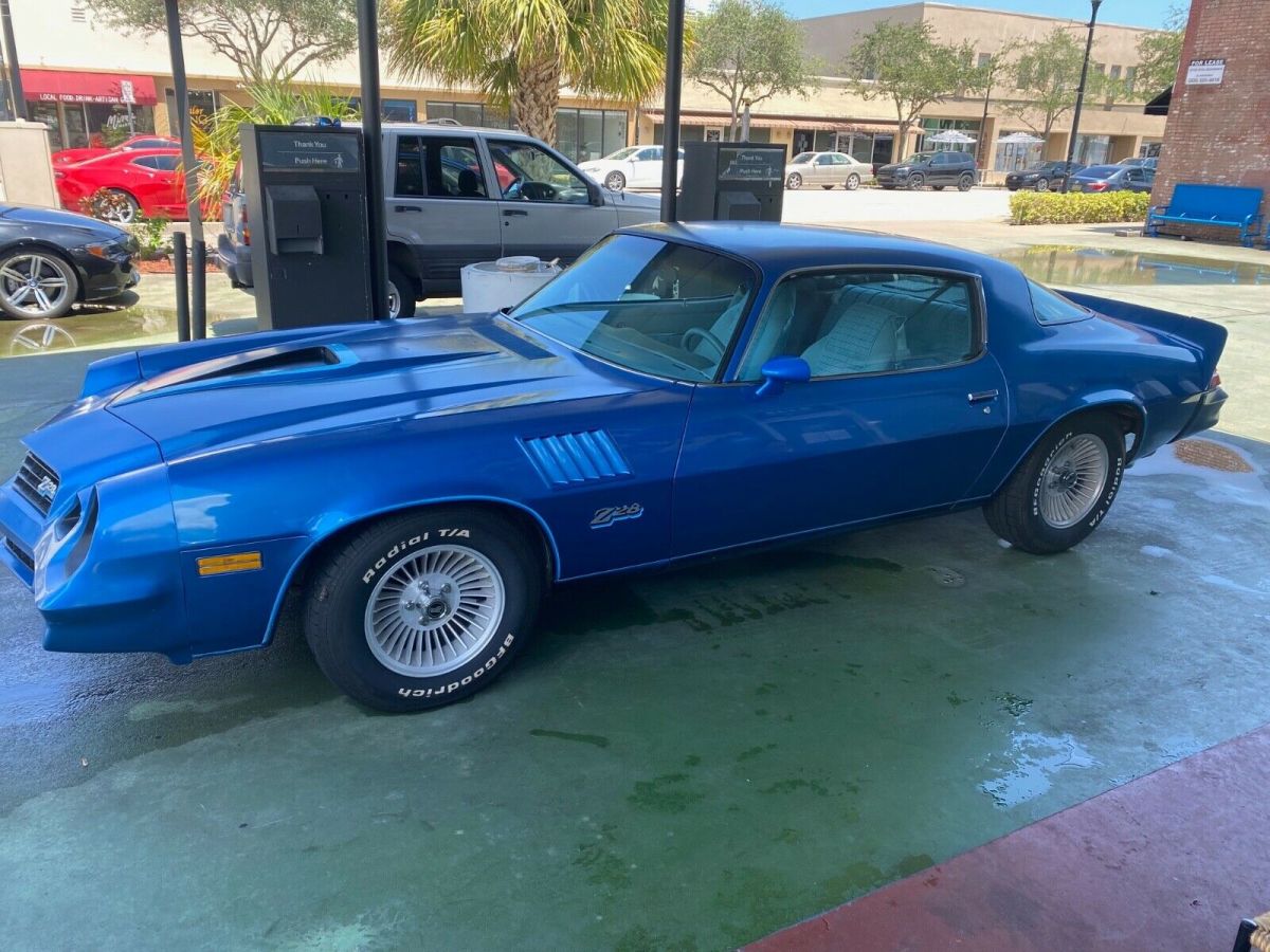 1978 Blue Chevrolet Camaro Coupe