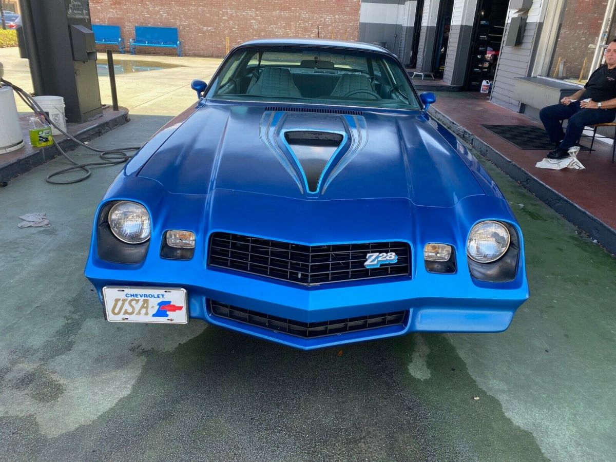 1978 Blue Chevrolet Camaro Coupe