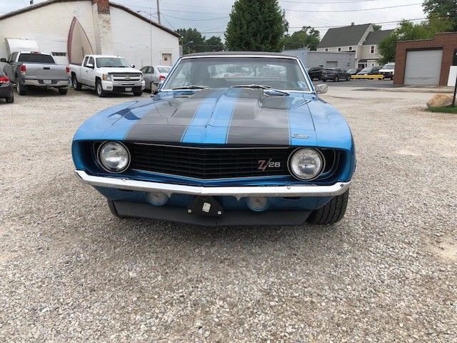 1969 Blue Chevrolet Camaro