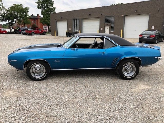 1969 Blue Chevrolet Camaro