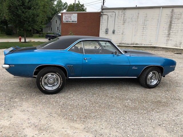 1969 Blue Chevrolet Camaro