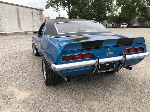 1969 Blue Chevrolet Camaro
