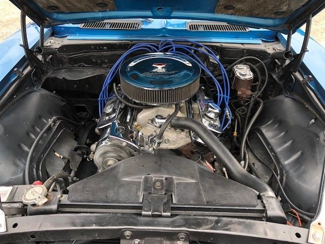 1969 Blue Chevrolet Camaro