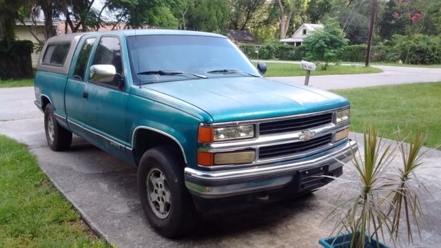 1994 Teal Chevrolet C/K Pickup 1500 Extended Cab Pickup