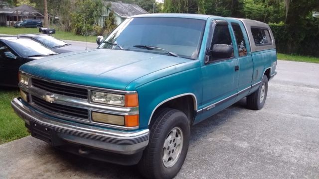 1994 Teal Chevrolet C/K Pickup 1500 Extended Cab Pickup