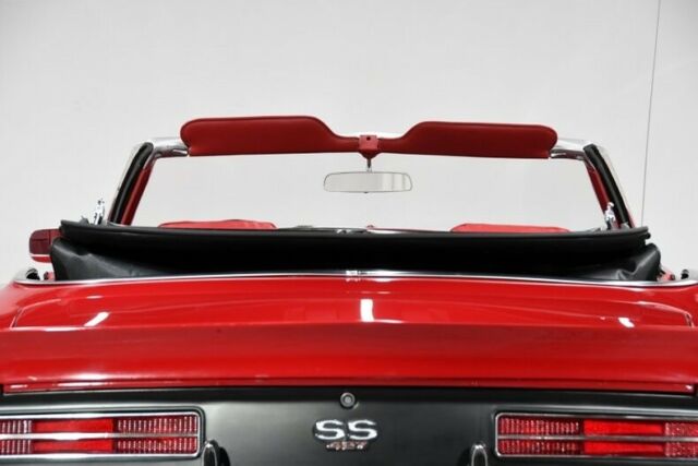 1969 Red Chevrolet Camaro Convertible